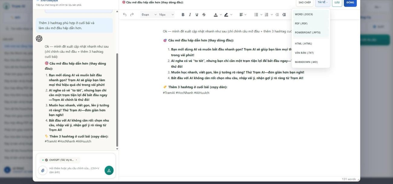 Tải về tài liệu Canvas Trạm AI 6 định dạng