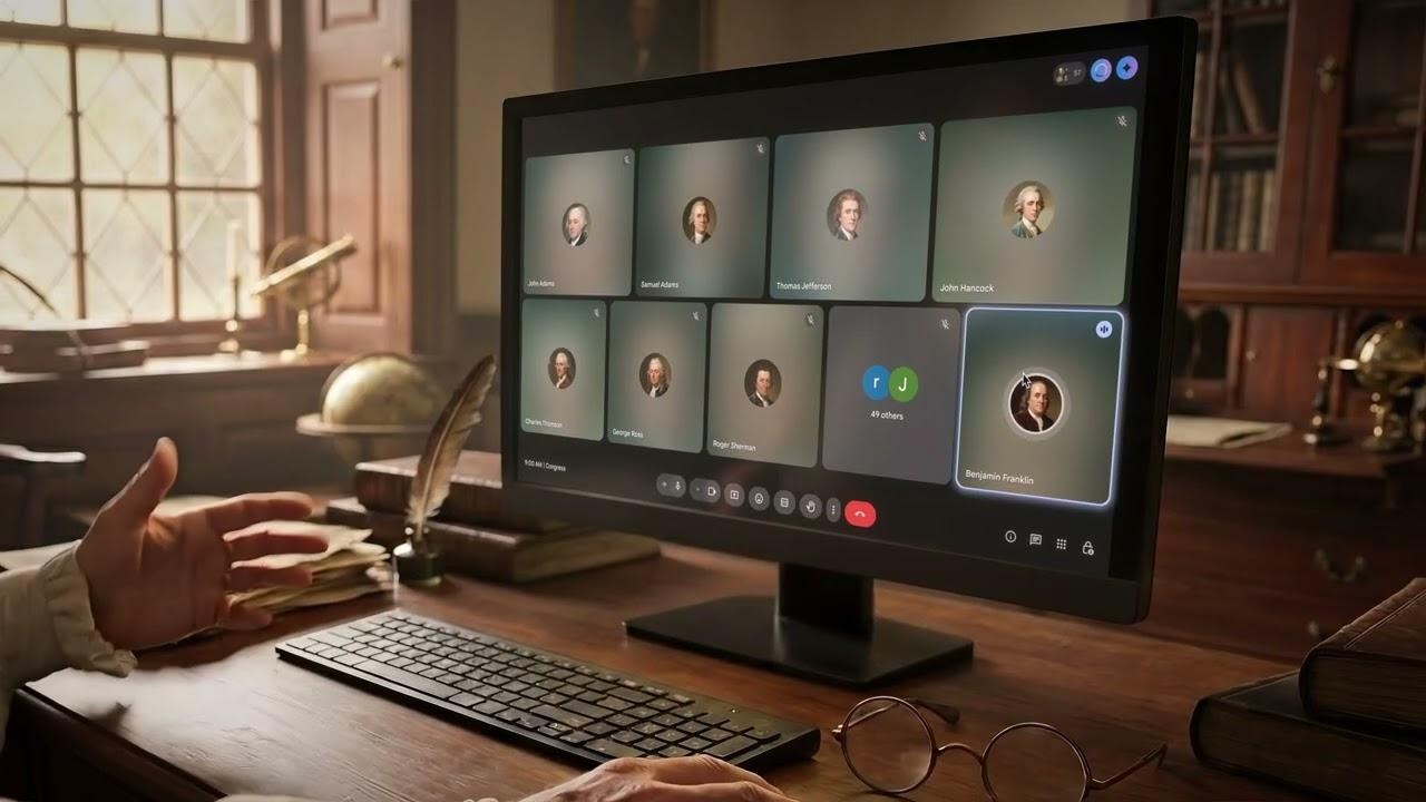 Quảng cáo Google khiến người Mỹ ‘phát điên’: Tưởng tượng các nhà lập quốc dùng AI viết Tuyên ngôn Độc lập