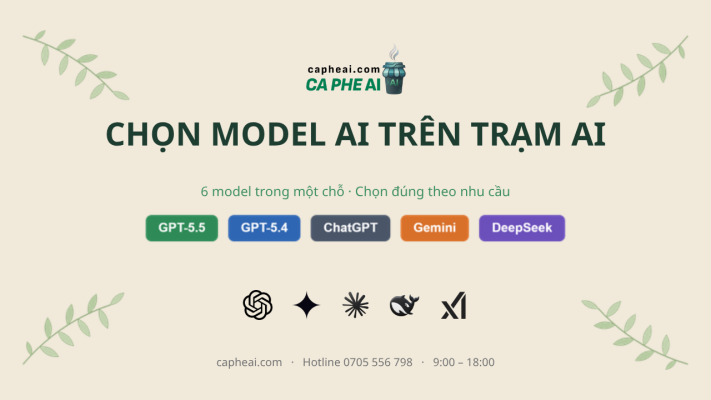Cách chọn model AI trên Trạm AI