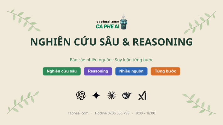 Nghiên cứu sâu và Reasoning trên Trạm AI
