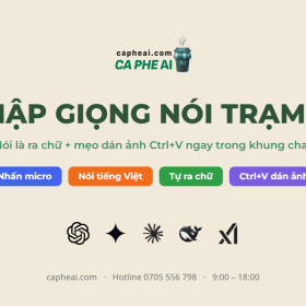 Cách Nhập Giọng Nói Trên Trạm AI: Nói Là Ra Chữ, Kèm Mẹo Dán Ảnh Ctrl+V