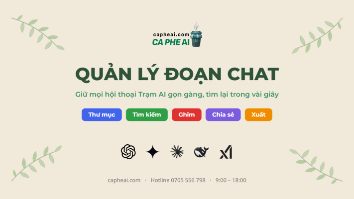 Ảnh bìa quản lý đoạn chat Trạm AI