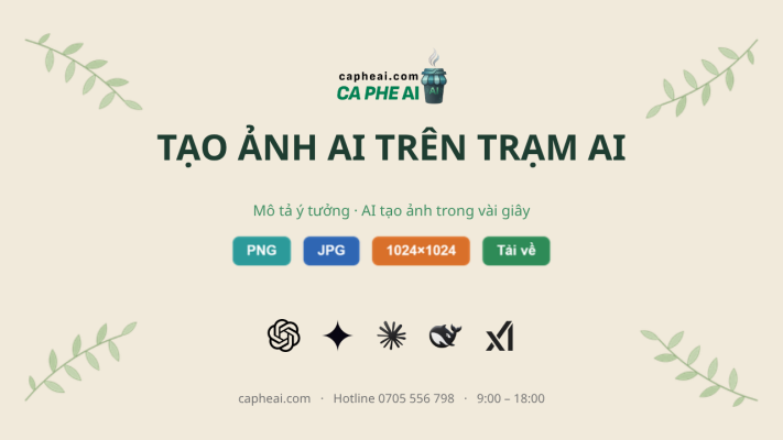 Cách tạo ảnh AI trên Trạm AI