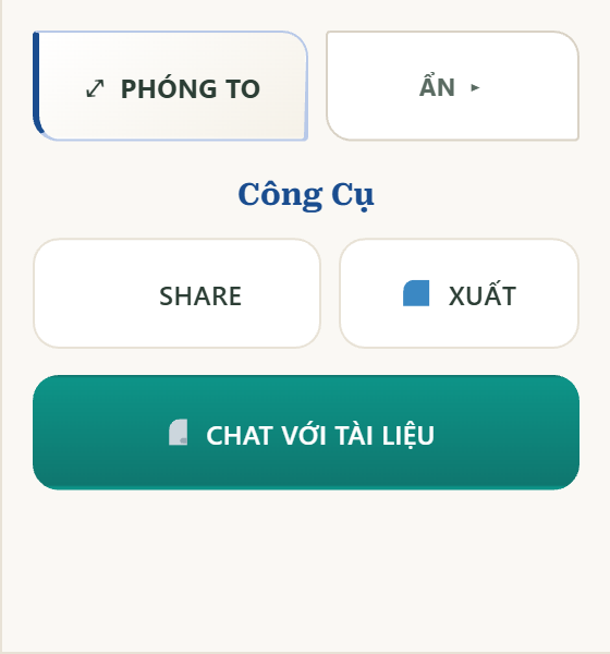 Mẹo dùng Trạm AI: bảng Công cụ với Phóng to, Chia sẻ, Xuất và Chat với tài liệu